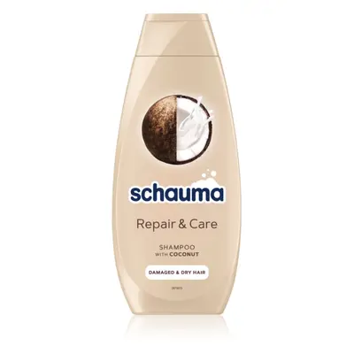 Schwarzkopf Schauma Repair & Care šampon pro suché a poškozené vlasy s kokosem 400 ml