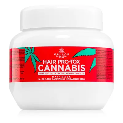 Kallos Hair Pro-Tox Cannabis regenerační maska na vlasy s konopným olejem 275 ml