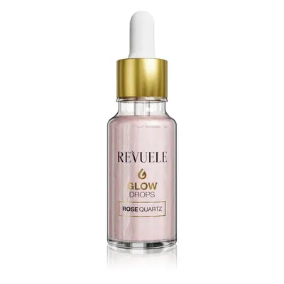 Revuele Glow Drops Rose Quartz rozjasňující sérum na tělo a obličej 20 ml