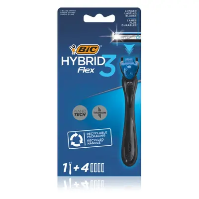 BIC FLEX3 Hybrid holicí strojek + náhradní břity 4 ks