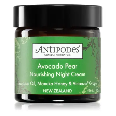 Antipodes Avocado Pear Collagen-Boosting Night Cream noční výživný krém na obličej 60 ml