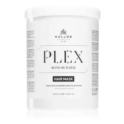 Kallos Plex Hair Mask regenerační maska pro poškozené, chemicky ošetřené vlasy 1000 ml