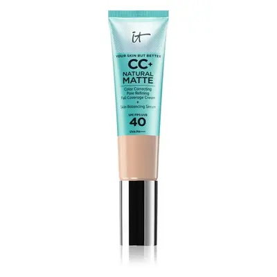 IT Cosmetics Your Skin But Better CC+ Cream Natural Matte matující make-up SPF 40 pro ženy Fair 