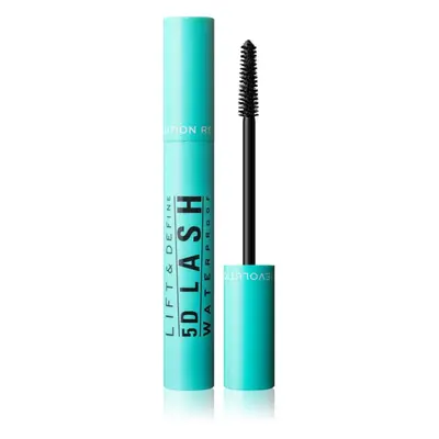 Makeup Revolution 5D Lash voděodolná prodlužující řasenka pro extra objem odstín Black 14 ml