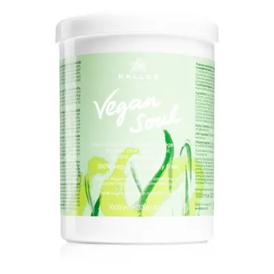 Kallos Vegan Soul Nourishing výživná maska pro suché, namáhané vlasy 1000 ml