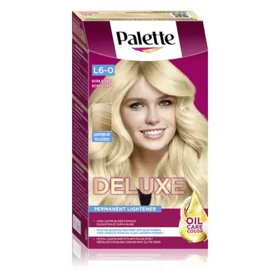 Schwarzkopf Palette Deluxe odbarvovač pro zesvětlení vlasů odstín L6-0 Ultra blond 1 ks