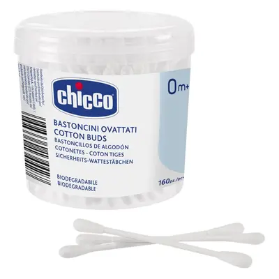 Chicco Hygiene vatové tyčinky 0m+ 160 ks