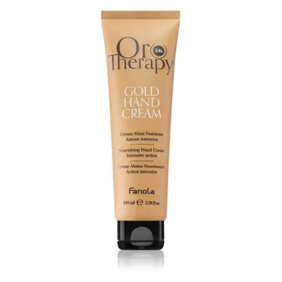 Fanola Oro Therapy Gold Hand Cream hydratační a vyživující krém s 24karátovým zlatem 100 ml