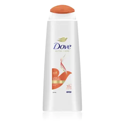 Dove Long & Radiant šampon pro unavené vlasy bez lesku 400 ml