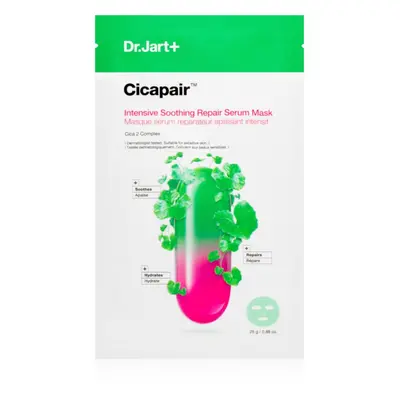 Dr. Jart+ Cicapair™ Intensive Soothing Repair Serum Mask plátýnková maska s hydratačním a zklidň