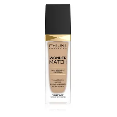 Eveline Cosmetics Wonder Match dlouhotrvající tekutý make-up s kyselinou hyaluronovou odstín 30 