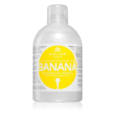 Kallos KJMN Professional Banana posilující šampon s multivitamínovým komplexem 1000 ml