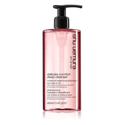 Shu Uemura Deep Cleanser Delicate Comfort hydratační šampon pro suché vlasy 400 ml