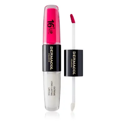 Dermacol 16H Lip Colour dlouhotrvající rtěnka a lesk na rty odstín 38 2x4 ml