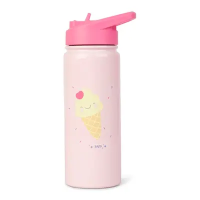 Saro Baby Thermos Bottle with Straw termoska s brčkem Ice Cream 500 ml