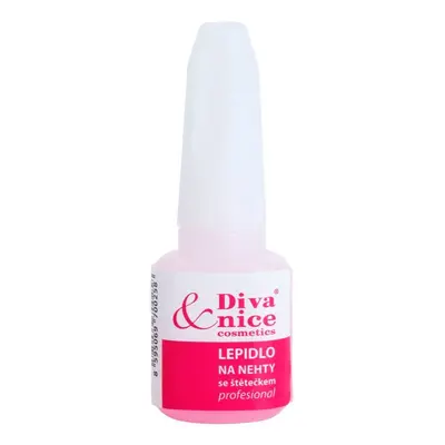 Diva & Nice Cosmetics Accessories Nails lepidlo na nehty se štětečkem 7 g