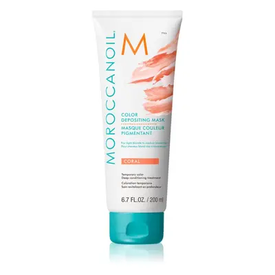 Moroccanoil Color Depositing jemná vyživující maska bez permanentních barevných pigmentů Coral 2