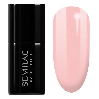 Semilac UV Hybrid Special Day gelový lak na nehty odstín 054 Pale Peach Glow 7 ml