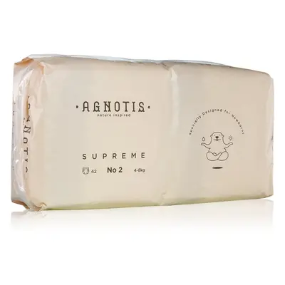 Agnotis Baby Diapers Supreme No 2 jednorázové pleny 4-8 kg 42 ks