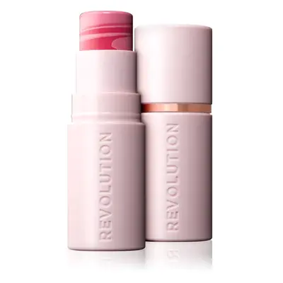 Makeup Revolution Skin Silk Blush Stick krémová tvářenka v tyčince odstín Light Pink Marble 4.5 