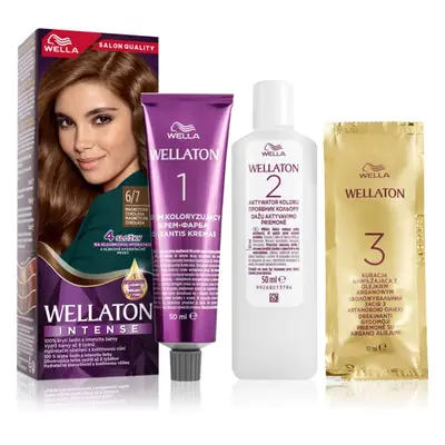 Wella Wellaton Intense permanentní barva na vlasy s arganovým olejem odstín 6/7 Magnetic Chocola