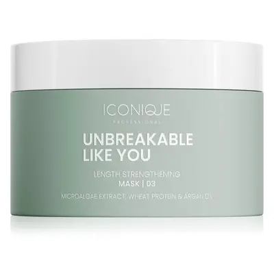 ICONIQUE Professional UNBREAKABLE LIKE YOU Length Strengthening maska pro posílení délek vlasů 2