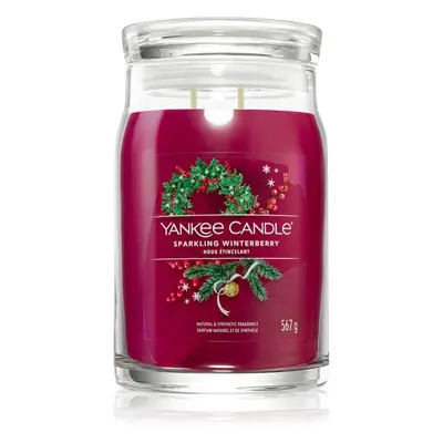 Yankee Candle Sparkling Winterberry vonná svíčka Signature 567 g