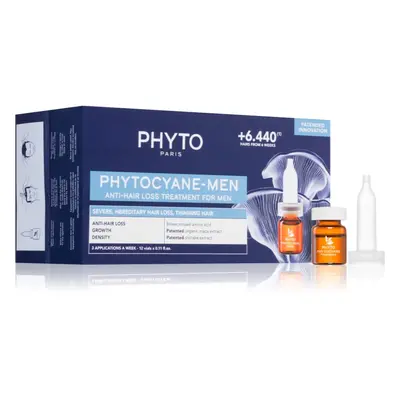 Phyto Phytocyane Men Treatment péče pro podporu růstu a proti vypadávání vlasů 12x3.5 ml