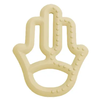 Minikoioi Teether Silicone kousátko 3m+ Yellow 1 ks