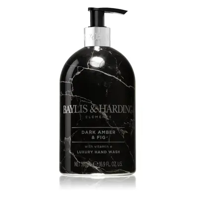 Baylis & Harding Elements Dark Amber & Fig tekuté mýdlo na ruce 500 ml