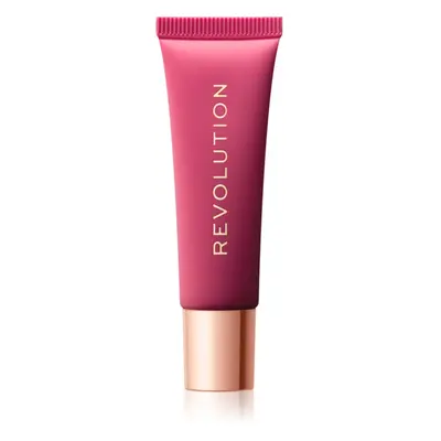 Makeup Revolution Juicy Peptide balzám na rty s peptidy odstín Pink Strawberry 8 ml