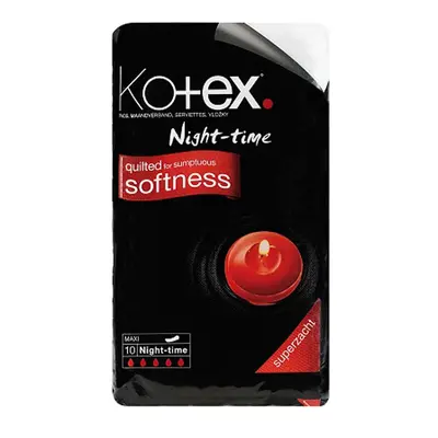 Kotex Night-time vložky 10 ks