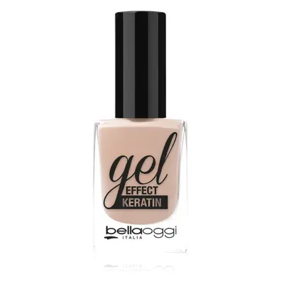 bellaoggi Gel Effect Keratin Nail Polish lak na nehty odstín Nude Look 10 ml