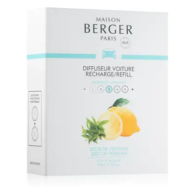 Maison Berger Paris Zest of Verbena vůně do auta náhradní náplň 2 x 17 g