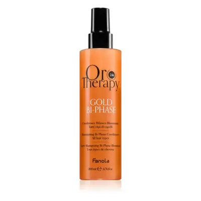 Fanola Oro Therapy Gold Bi-Phase 2fázový bezoplachový kondicionér 200 ml