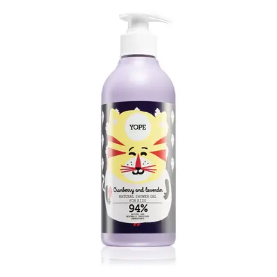 Yope Cranberry & Lavender intenzivně hydratační sprchový gel pro děti 400 ml