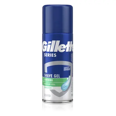 Gillette Series Sensitive gel na holení pro muže 75 ml