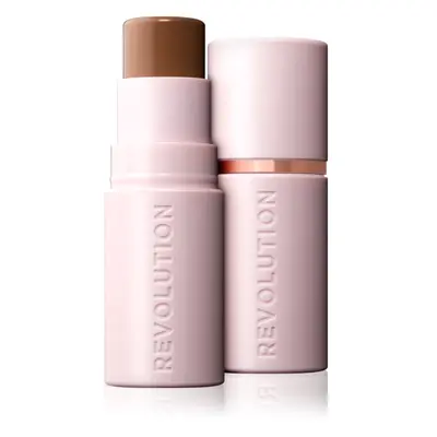 Makeup Revolution Skin Silk Bronzer Stick krémový bronzer v tyčince odstín Sunkissed 4.5 g