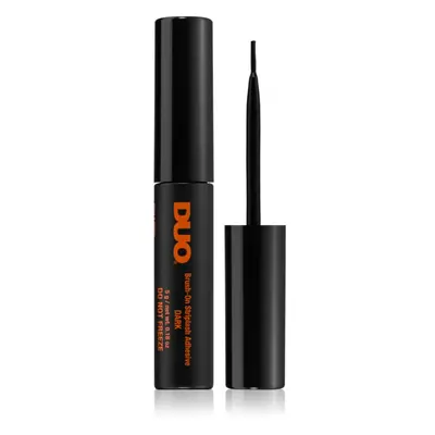 MAC Cosmetics Duo Brush On Striplash lepidlo na umělé řasy se štětečkem odstín Dark Tone 5 g