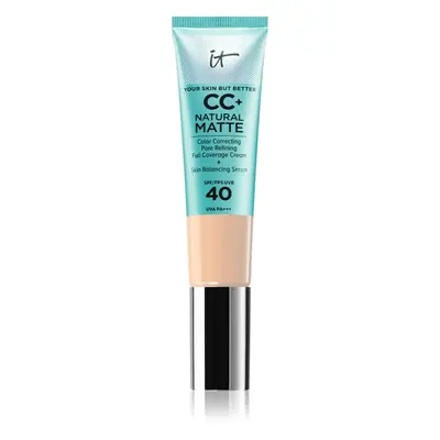 IT Cosmetics Your Skin But Better CC+ Cream Natural Matte matující make-up SPF 40 pro ženy Fair 