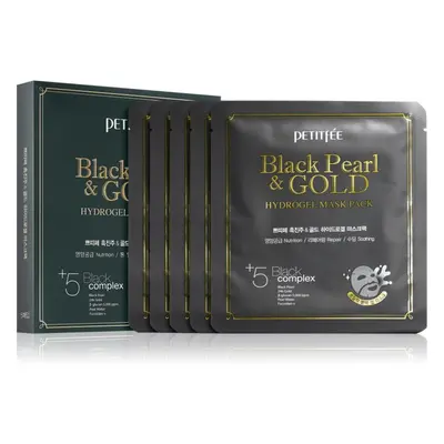 Petitfée Black Pearl & Gold intenzivní hydrogelová maska s 24karátovým zlatem 5x32 g