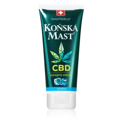 SwissMedicus Koňská mast s CBD chladivá mast 200 ml