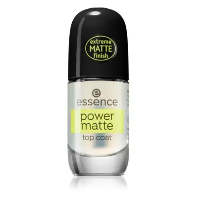 Essence Power Matte vrchní gelový lak pro matný vzhled 8 ml