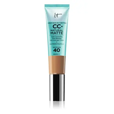 IT Cosmetics Your Skin But Better CC+ Cream Natural Matte matující make-up SPF 40 pro ženy Tan 3