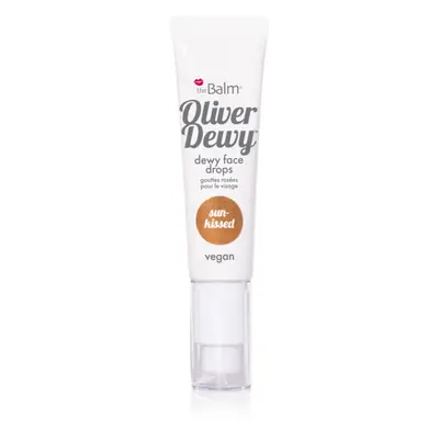 theBalm Oliver Dewy Face Drops tekutý rozjasňovač odstín Sun-Kissed 28 ml