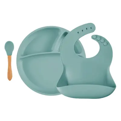 Minikoioi BLW II Aqua Green jídelní set