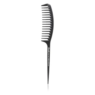 Janeke Carbon Fibre Fashion Comb with a long tail and wavy frame hřeben na vlasy 21,5 x 3 cm 1 k