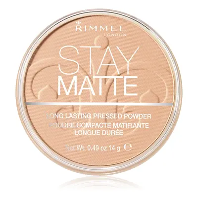 Rimmel Stay Matte pudr odstín 004 Sandstorm 14 g