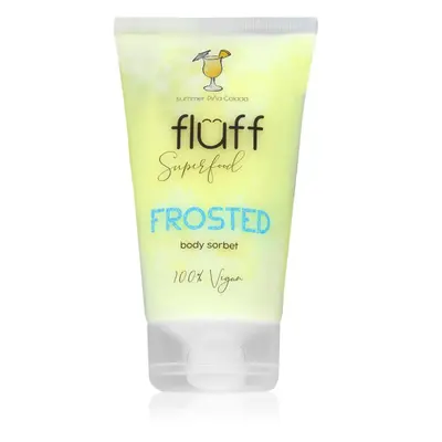 Fluff Superfood Frosted lehký hydratační krém na tělo Summer Piňa Colada 150 ml