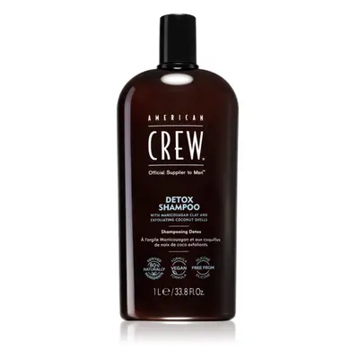 American Crew Detox Shampoo detoxikační šampon pro obnovu zdravé vlasové pokožky pro muže 1000 m